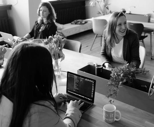 Women coding